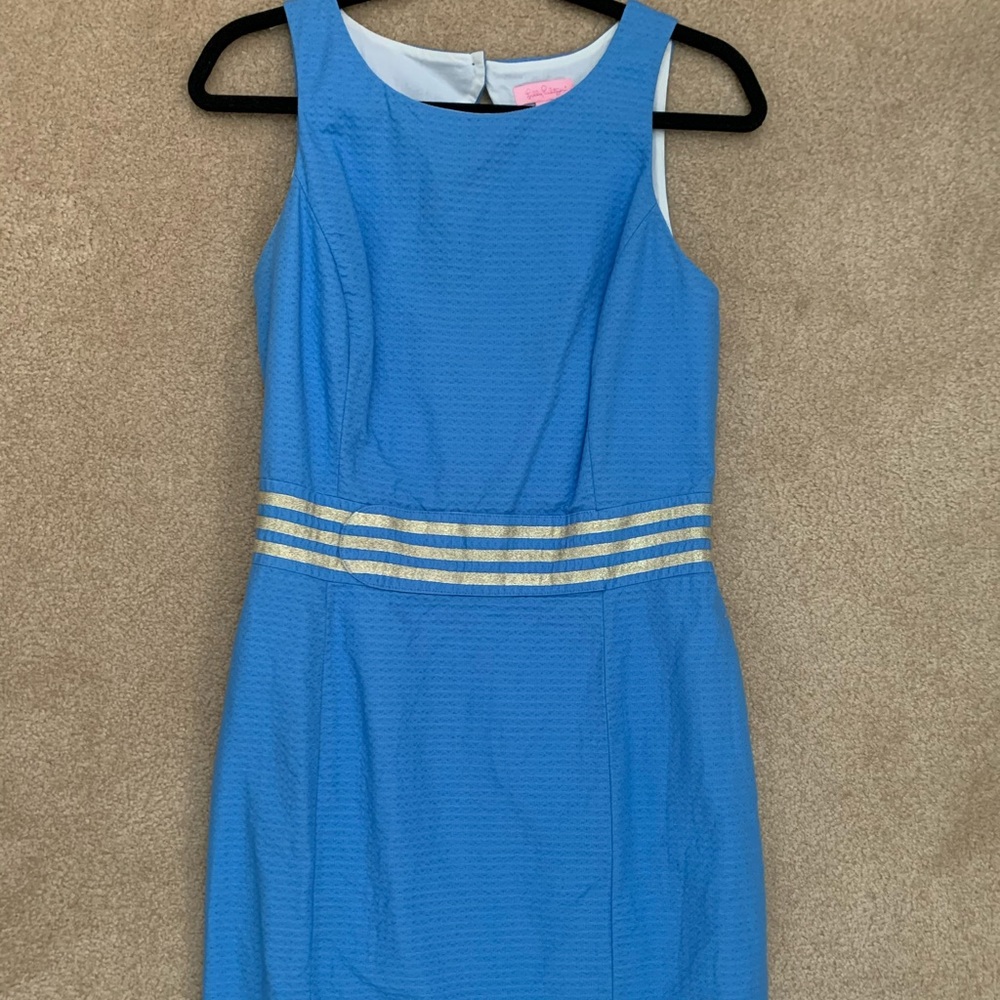 Blue & gold Lilly Pulitzer Dress